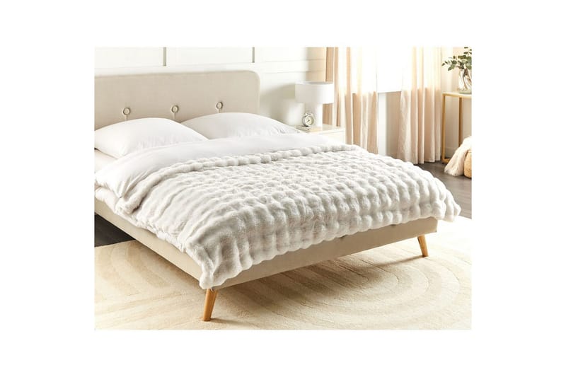 Pledd Salka Hvit, 150x200 cm - Hvit, 150x200 cm - Tekstiler - Pute & pledd - Tepper & pledd