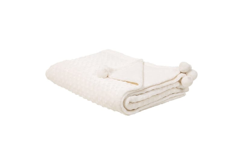 Pledd Samur Hvit, 200x220 cm - Hvit, 200x220 cm - Tekstiler - Pute & pledd - Tepper & pledd