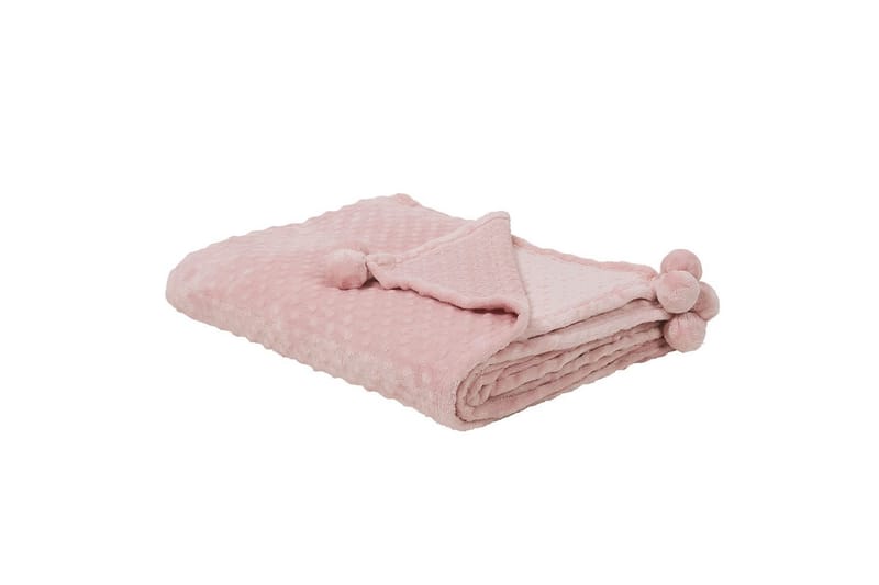 Pledd Samur Rosa, 200x220 cm - Rosa, 200x220 cm - Tekstiler - Pute & pledd - Tepper & pledd