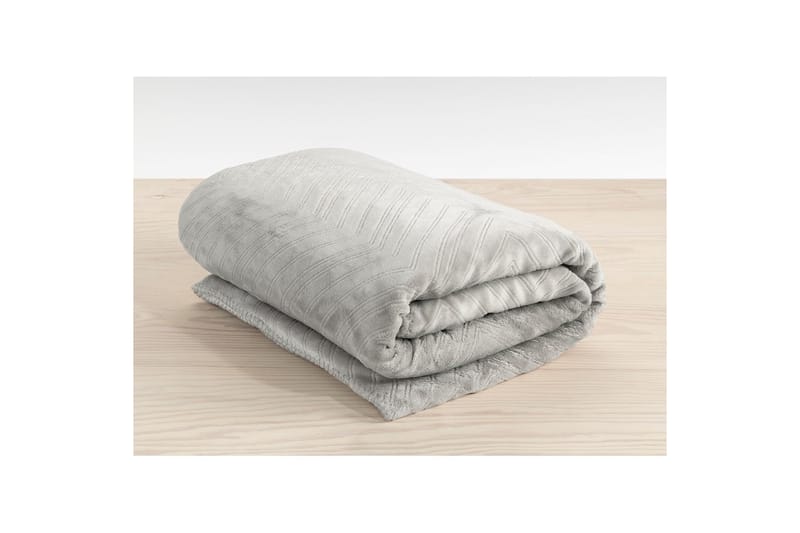 Pledd Sherpa 130 x 170 cm Grå - Grå - Tekstiler - Pute & pledd - Tepper & pledd