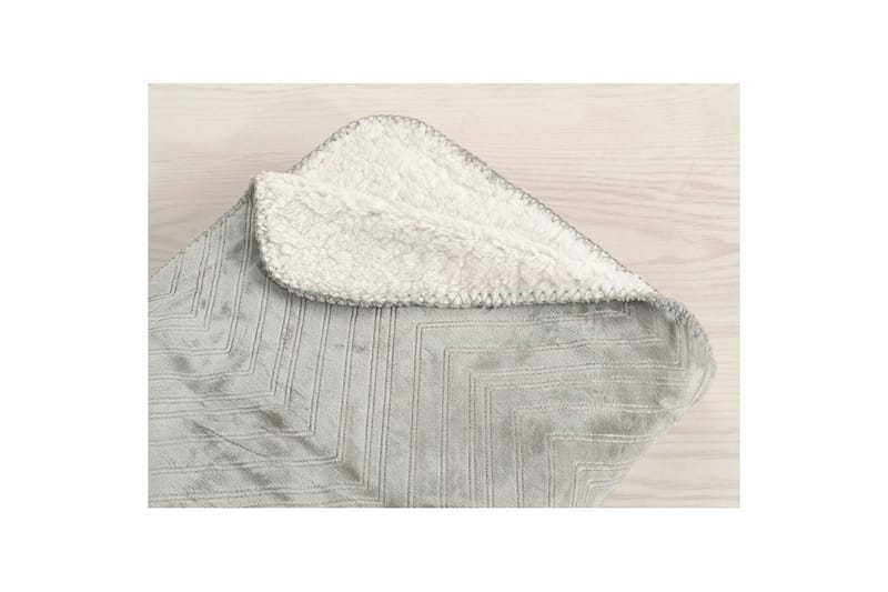 Pledd Sherpa 130 x 170 cm - Grå - Tekstiler - Pute & pledd - Tepper & pledd