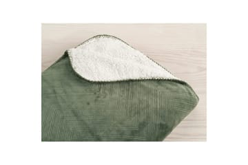 Pledd Sherpa 130 x 170 cm - Grønn - Tekstiler - Pute & pledd - Tepper & pledd