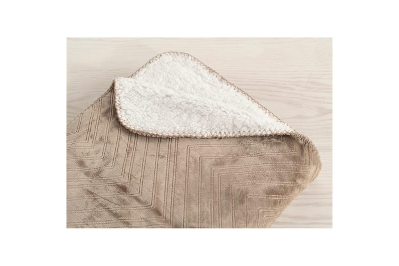 Pledd Sherpa 130 x 170 cm Lin - Lin - Tekstiler - Pute & pledd - Tepper & pledd