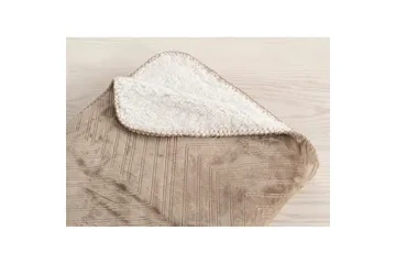 Pledd Sherpa 130 x 170 cm - Lin - Tekstiler - Pute & pledd - Tepper & pledd