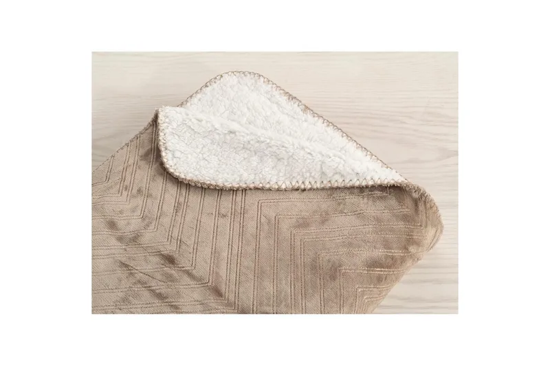 Pledd Sherpa 130 x 170 cm - Lin - Tekstiler - Pute & pledd - Tepper & pledd