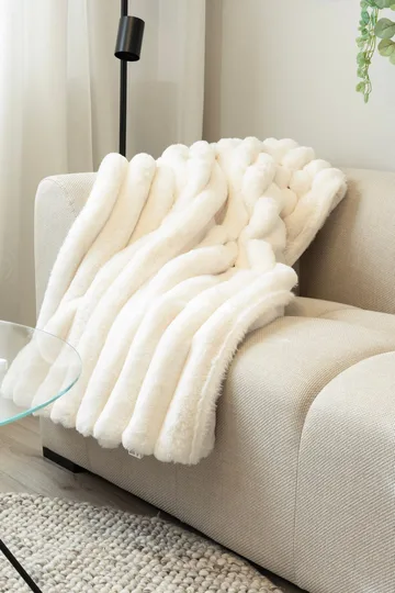 Pledd Soho 150x220 cm - Crème - Tekstiler - Pute & pledd - Tepper & pledd
