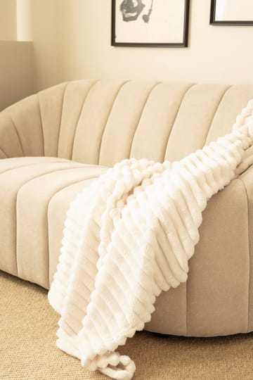 Pledd Stripe 130x170 cm - Crème - Tekstiler - Pute & pledd - Tepper & pledd
