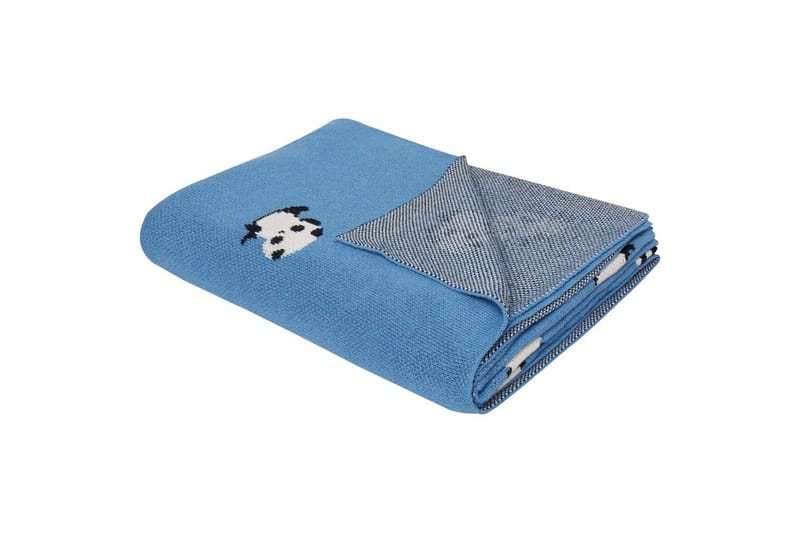 Pledd Talokan Blå/svart/hvit - Blå/svart/hvit - Tekstiler - Pute & pledd - Tepper & pledd