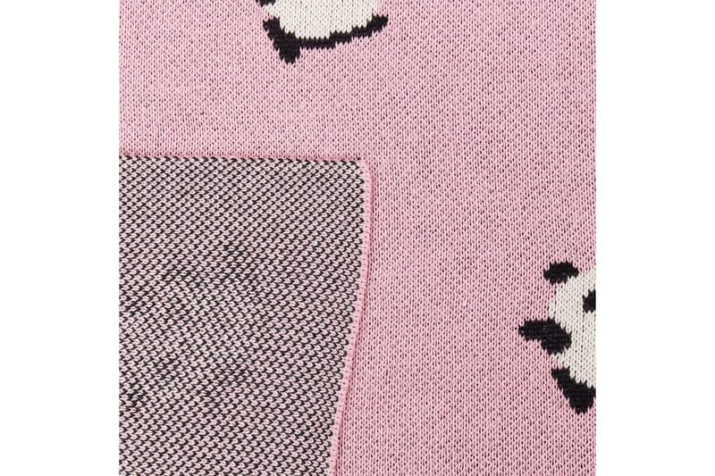 Pledd Talokan Rosa/svart/hvit - Rosa/svart/hvit - Tekstiler - Pute & pledd - Tepper & pledd