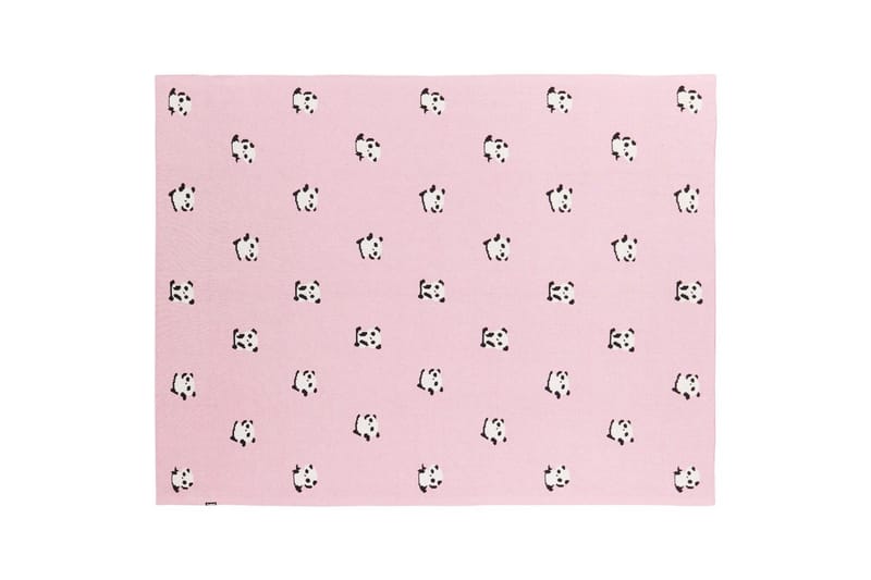 Pledd Talokan Rosa/svart/hvit - Rosa/svart/hvit - Tekstiler - Pute & pledd - Tepper & pledd