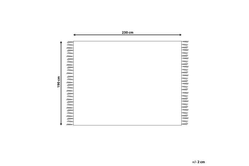 Pledd Vella Beige, 190x230 cm - Beige, 190x230 cm - Tekstiler - Pute & pledd - Tepper & pledd