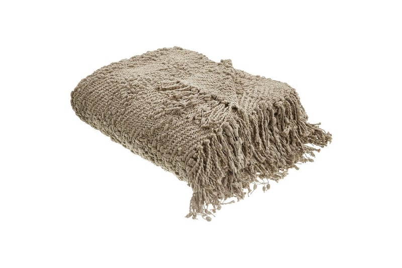 Pledd Vella Beige, 200x220 cm - Beige, 200x220 cm - Tekstiler - Pute & pledd - Tepper & pledd