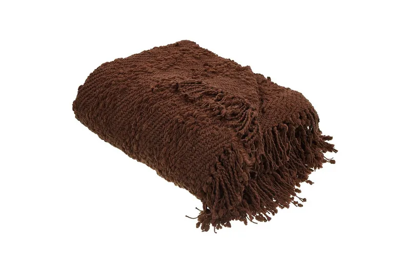 Pledd Vella Brun, 200x220 cm - Brun, 200x220 cm - Tekstiler - Pute & pledd - Tepper & pledd