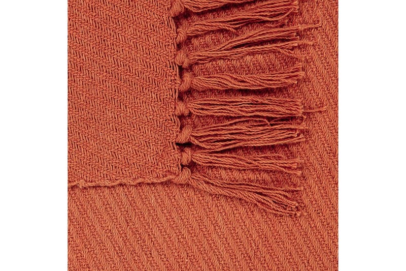 Pledd Yarsa Rød - Rød - Tekstiler - Pute & pledd - Tepper & pledd