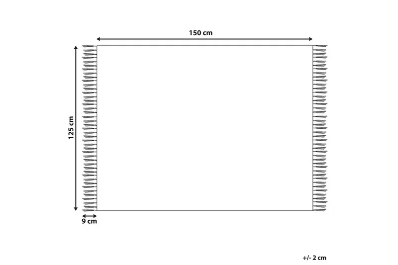 Pledd Yarsa Rød - Rød - Tekstiler - Pute & pledd - Tepper & pledd