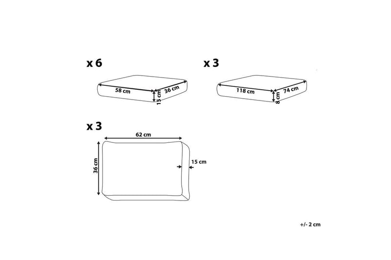 Putevar Castella Grønn - Grønn - Hagemøbler - Puter - Utendørstrekk