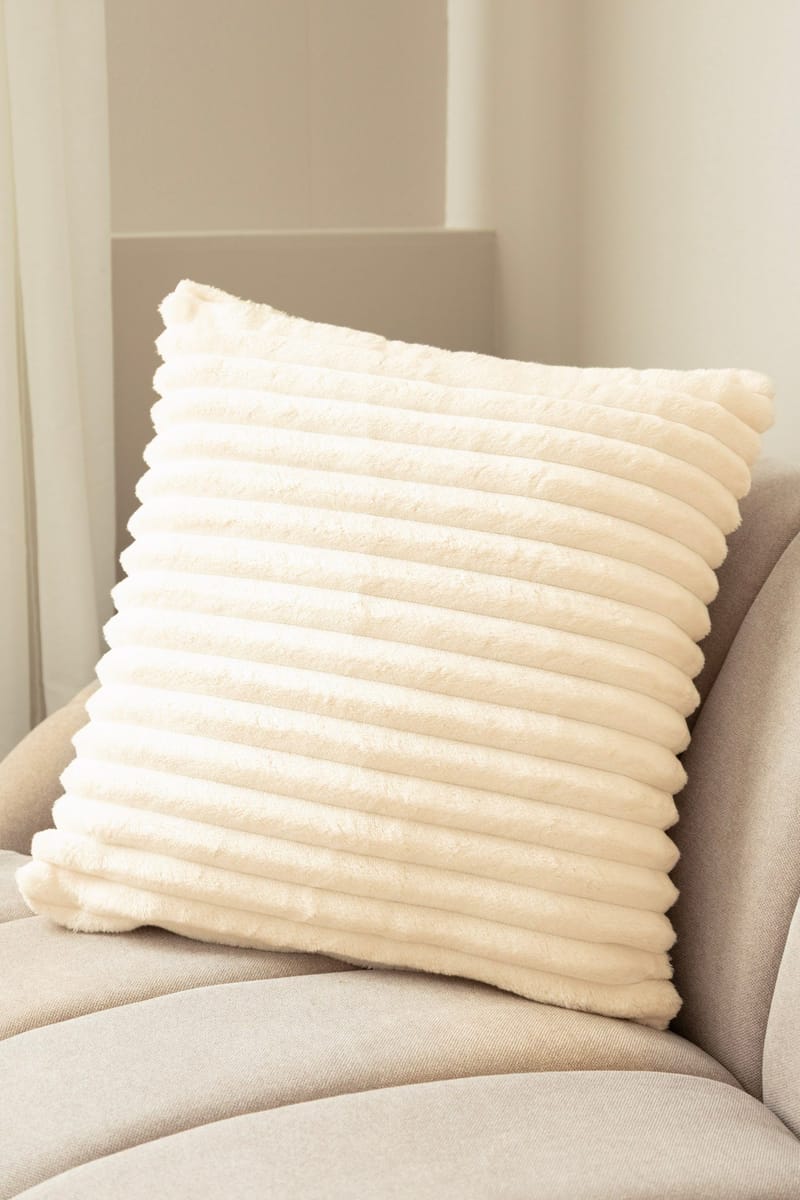 Pyntepute Stripe 50x50 cm - Crème - Tekstiler - Pute & pledd - Pynteputer