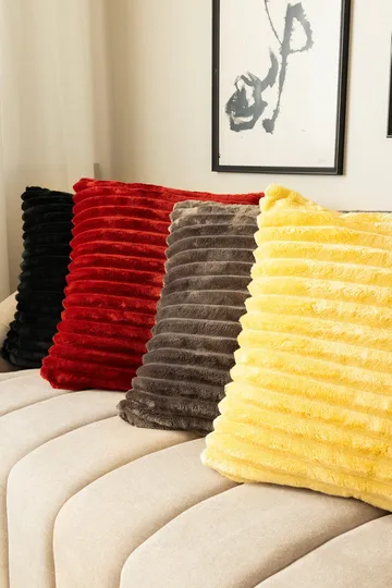 Pyntepute Stripe 50x50 cm - Gul - Tekstiler - Pute & pledd - Pynteputer