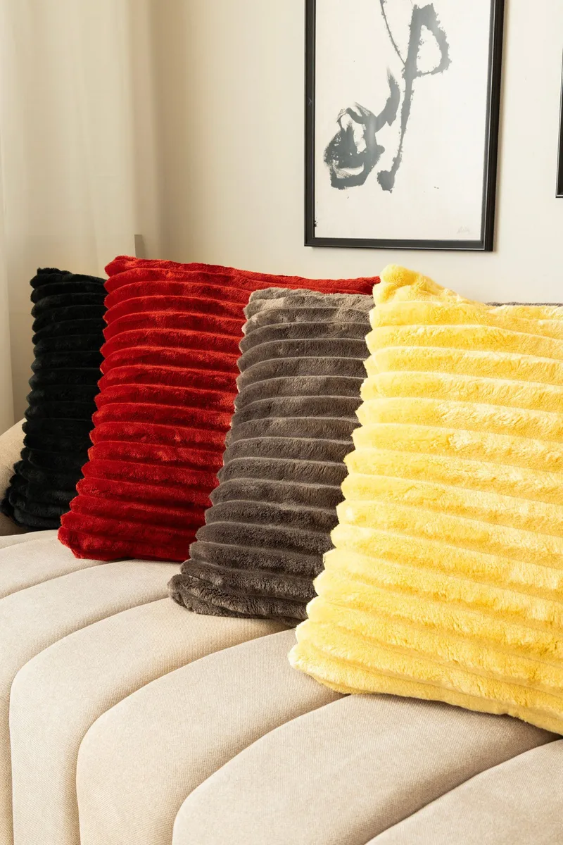 Pyntepute Stripe 50x50 cm - Gul - Tekstiler - Pute & pledd - Pynteputer