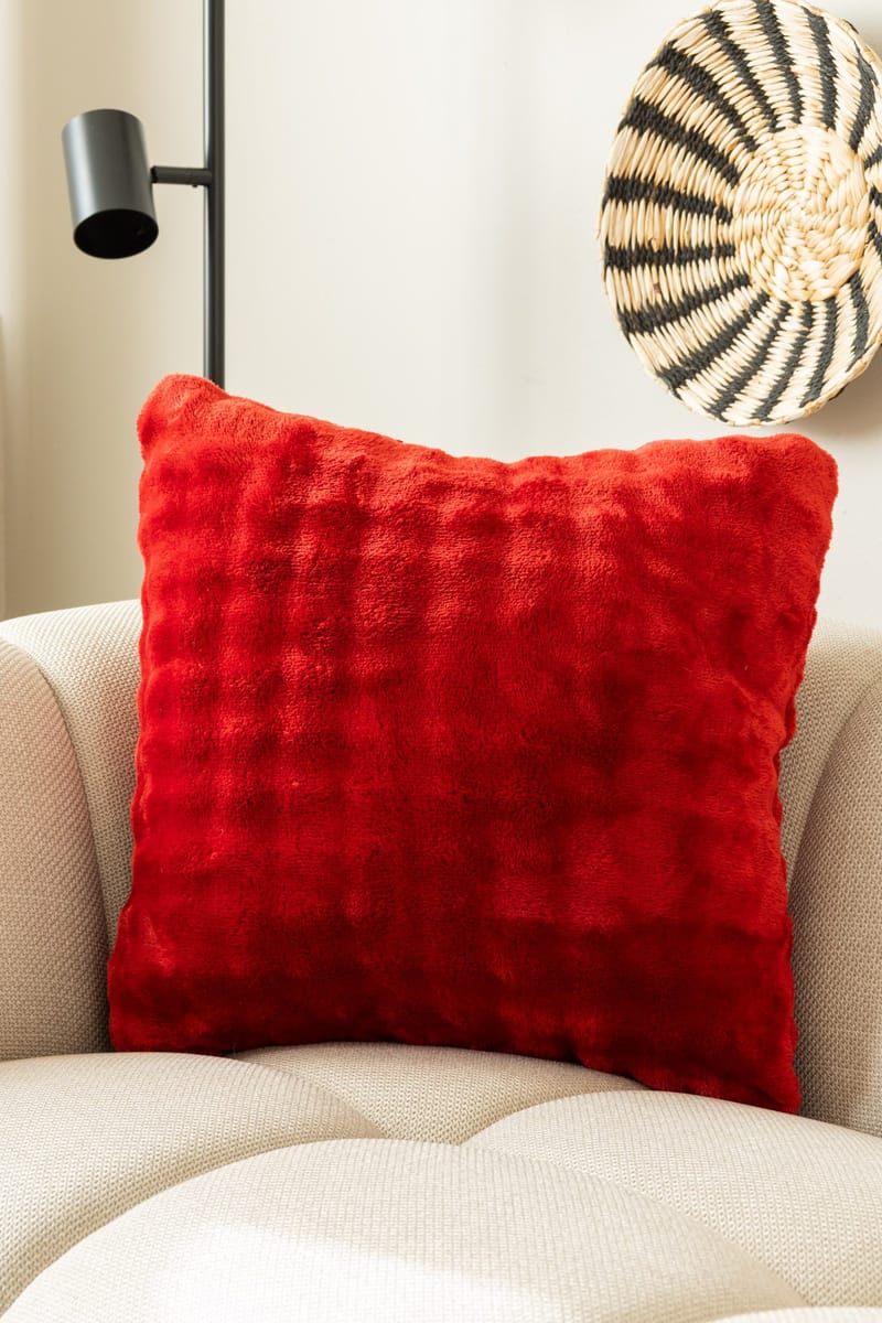 Pyntepute Pom Pom 50x50 cm - Rød - Tekstiler - Pute & pledd - Pynteputer