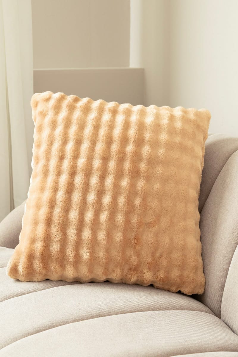 Pyntepute Pom Pom 50x50 cm - Karamell - Tekstiler - Pute & pledd - Pynteputer