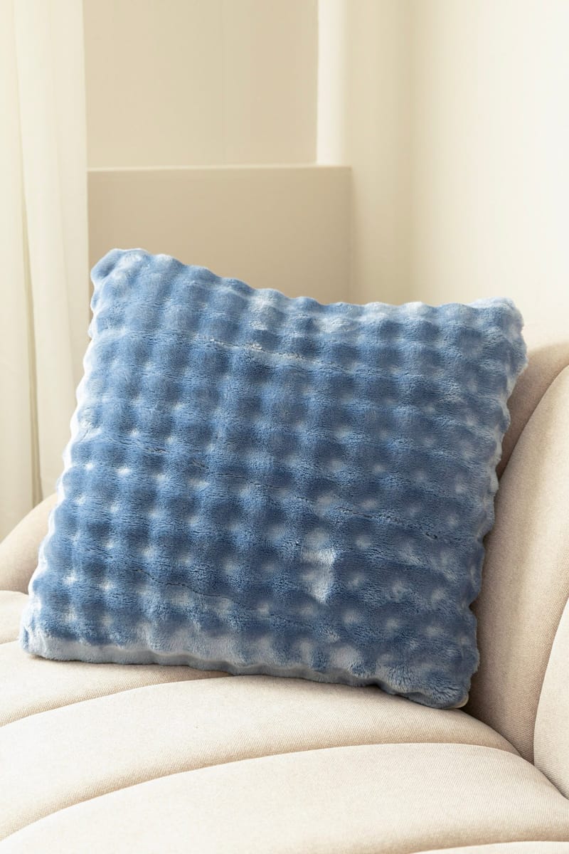 Pyntepute Pom Pom 50x50 cm - Blå - Tekstiler - Pute & pledd - Pynteputer