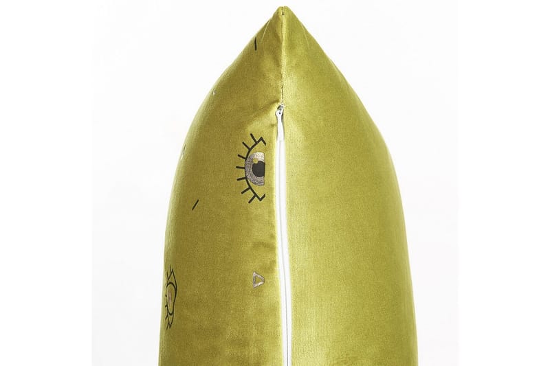 Pynteputer Aeonium sett av 2 Grønn/svart - Grønn/svart - Tekstiler - Pute & pledd - Pynteputer