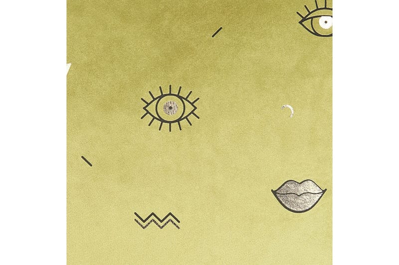 Pynteputer Aeonium sett av 2 Grønn/svart - Grønn/svart - Tekstiler - Pute & pledd - Pynteputer