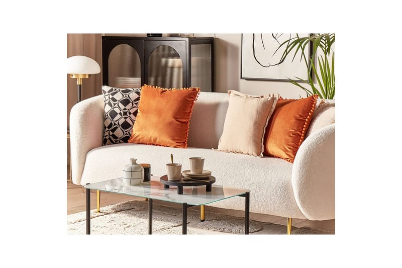 Pynteputer Aerangis sett av 2 Oransje - Oransje - Tekstiler - Pute & pledd - Hagepute