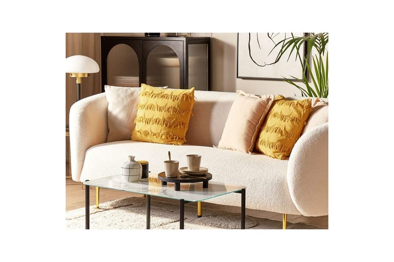 Pynteputer Agastache sett av 2 Gul - Gul - Tekstiler - Pute & pledd - Pynteputer