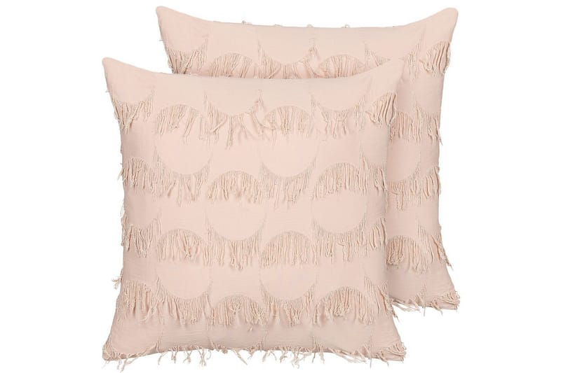 Pynteputer Agastache sett av 2 Rosa - Rosa - Tekstiler - Pute & pledd - Pynteputer