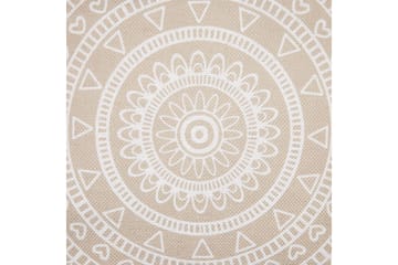 Pynteputer Agrimony sett av 2 Beige/hvit - Beige/hvit - Tekstiler - Pute & pledd - Pynteputer
