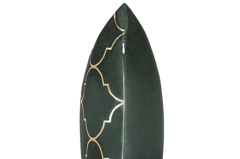 Pynteputer Alyssum sett på 2 Grønn/gull, Fløyel - Grønn/gull, Fløyel - Tekstiler - Pute & pledd - Hagepute