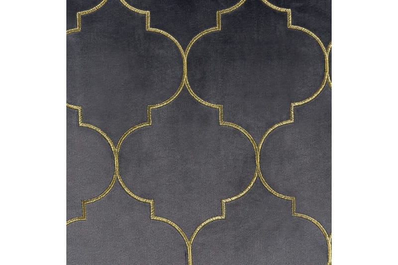 Pynteputer Alyssum sett på 2 Grå/gull, Fløyel - Grå/gull, Fløyel - Tekstiler - Pute & pledd - Hagepute