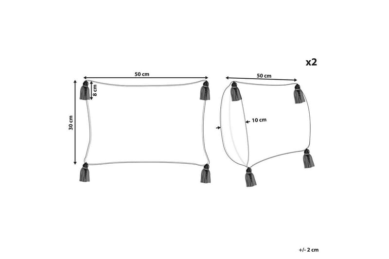 Pynteputer Anthemis sett med 2 - Tekstiler - Pute & pledd - Hagepute