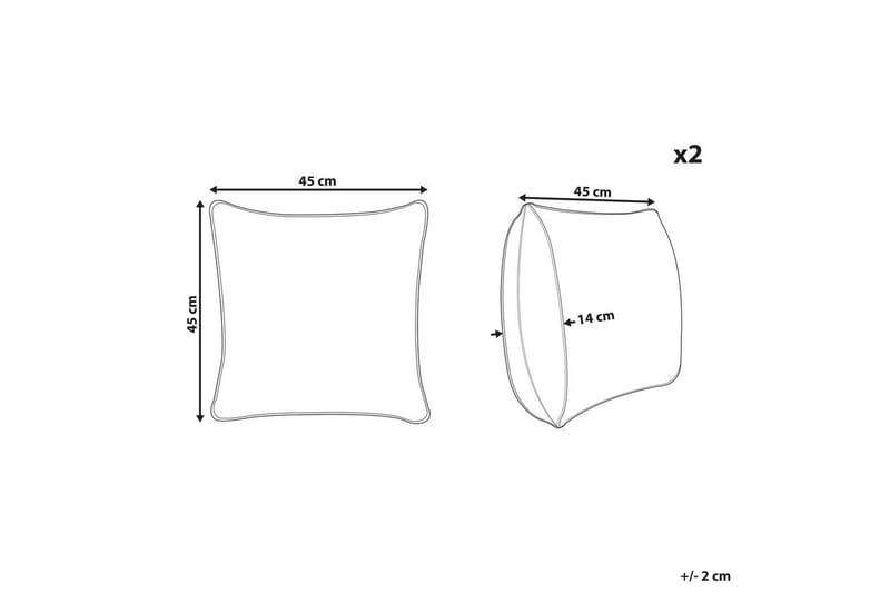 Pynteputer Bacopa sett med 2 - Tekstiler - Pute & pledd - Hagepute