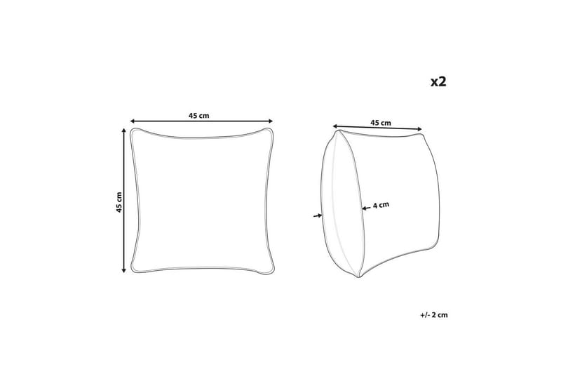 Pynteputer Bakira sett med 2 - Tekstiler - Pute & pledd - Hagepute