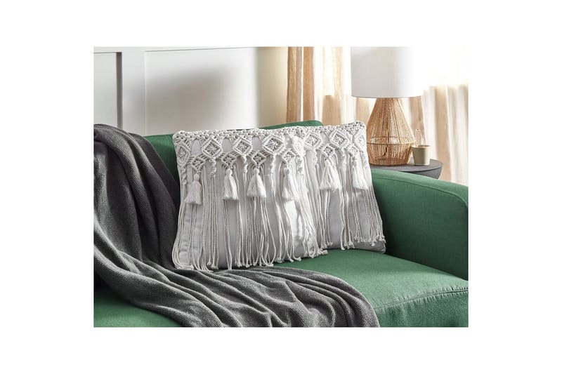 Pynteputer Bamian sett med 2 Hvit - Hvit - Tekstiler - Pute & pledd - Hagepute