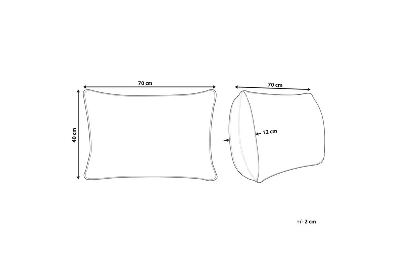 Pynteputer Barja 70x40 cm - 70x40 cm - Tekstiler - Pute & pledd - Hagepute