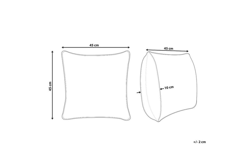 Pynteputer Beel 45x45x10 cm - 45x45x10 cm - Tekstiler - Pute & pledd - Hagepute