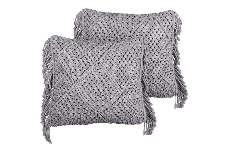 Pynteputer Besham sett med 2 Grå, Grå