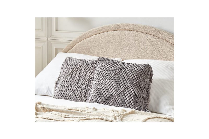 Pynteputer Besham sett med 2 Grå - Grå - Tekstiler - Pute & pledd - Hagepute
