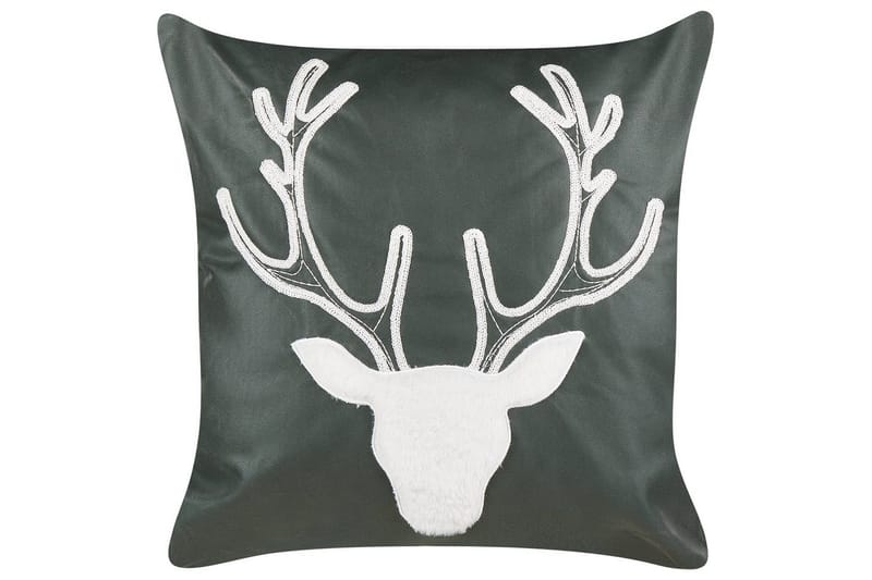 Pynteputer Bicocca sett med 2 Grønn/hvit - Grønn/hvit - Tekstiler - Pute & pledd - Hagepute