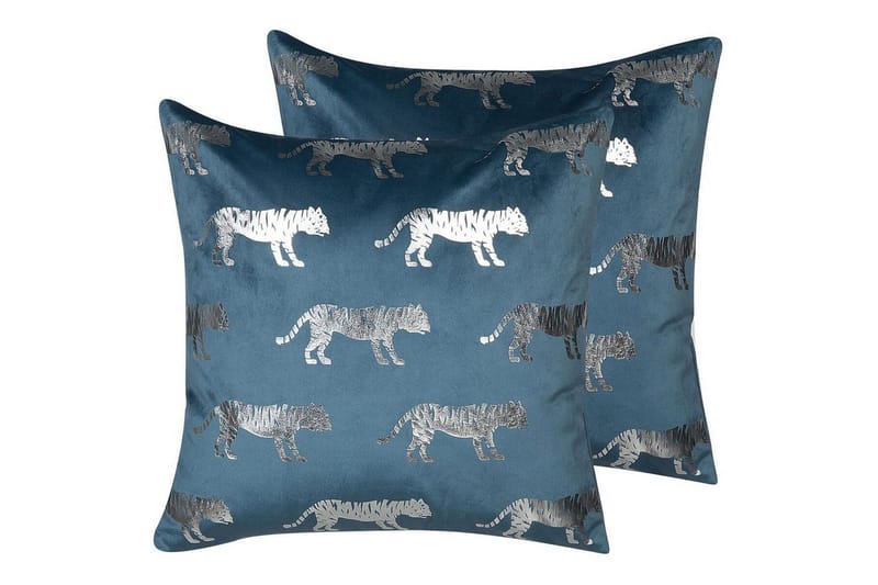 Pynteputer Bluebell sett av 2 Blå/Sølv, Blå/Sølv