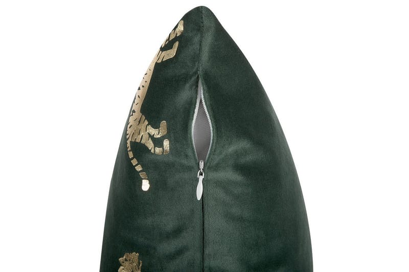 Pynteputer Bluebell sett av 2 Grønn/gull - Grønn/gull - Tekstiler - Pute & pledd - Hagepute