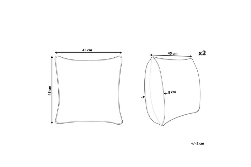 Pynteputer Brookies sett á 2 - Tekstiler - Pute & pledd - Pynteputer