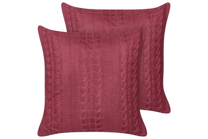 Pynteputer Cadetia sett à 2 Rød - Rød - Tekstiler - Pute & pledd - Hagepute