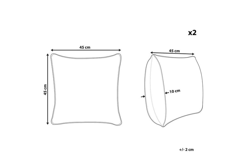 Pynteputer Calliopsis sett à 2 - Tekstiler - Pute & pledd - Hagepute