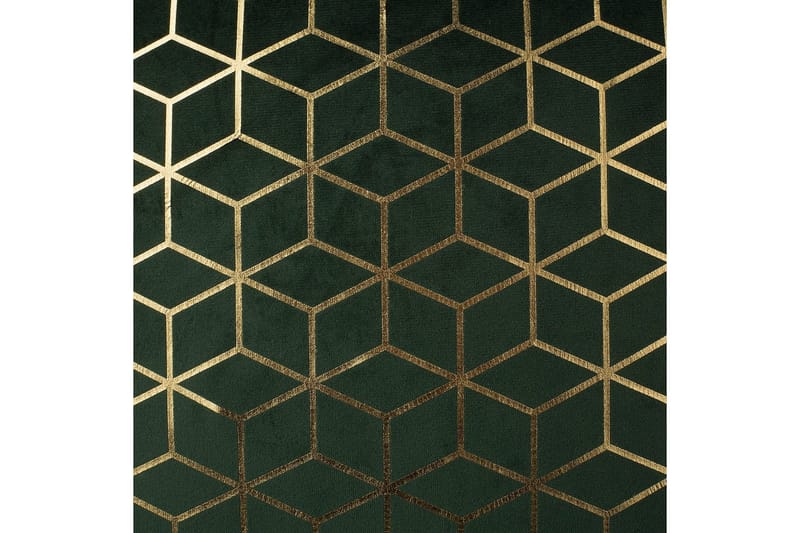 Pynteputer Celosia sett av 2 Grønn/gull - Grønn/gull - Tekstiler - Pute & pledd - Hagepute