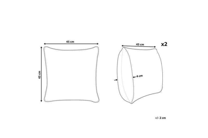 Pynteputer Coney sett á 2 - Tekstiler - Pute & pledd - Hagepute